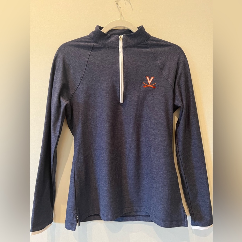 PETER MILLAR UVA WOMENS QUARTER ZIP